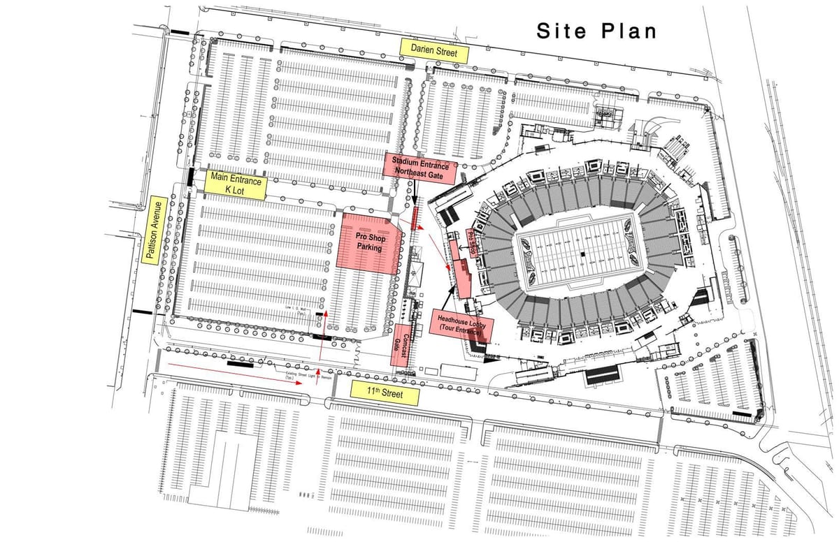lincoln financial field πάρκινγκ χάρτης