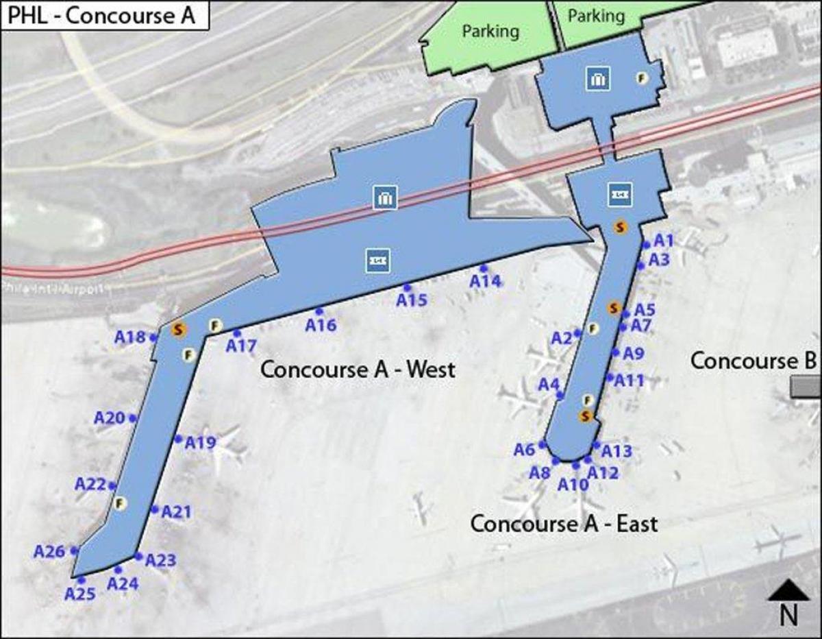 χάρτης της phl αεροδρόμιο