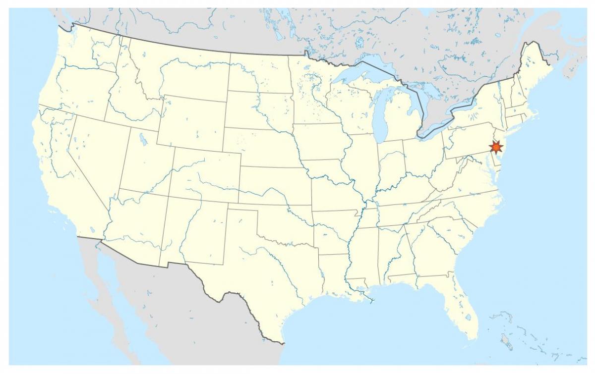 παγκόσμιο χάρτη Φιλαδέλφεια