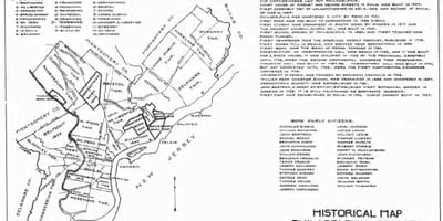 Φιλαδέλφεια county εμφάνιση χάρτη