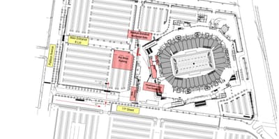 Lincoln financial field πάρκινγκ χάρτης